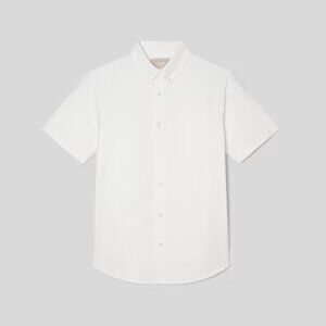 NWT Men's Everlane Short Sleeve Cotton Oxford Shirt Size Large